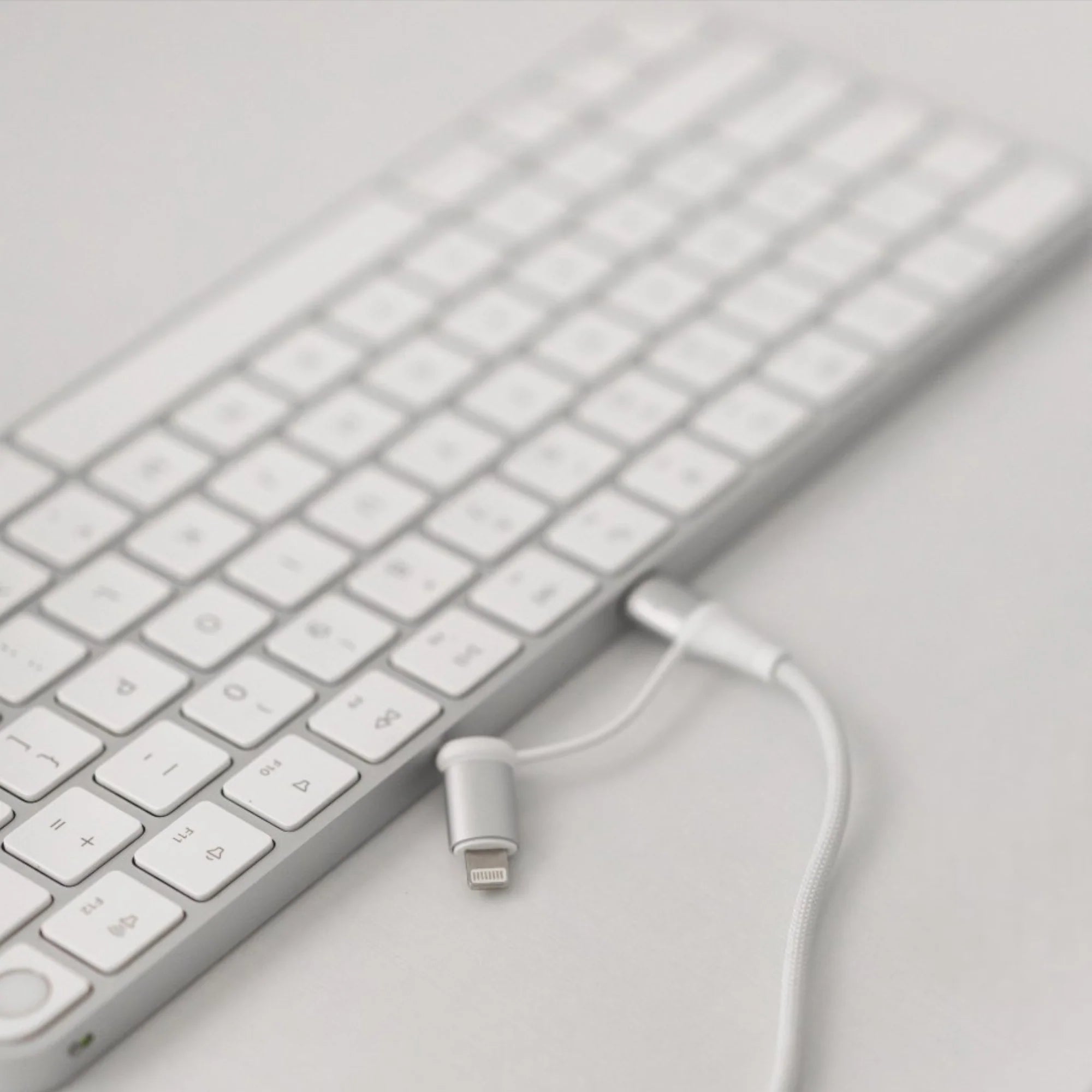 KAME - Câble de charge rapide 4-en-1 | BLANC